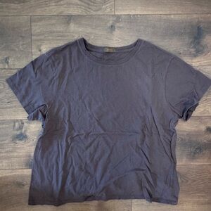 Nuuds coffee brown Boxy Short Sleeve Tee